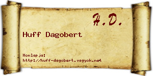 Huff Dagobert névjegykártya